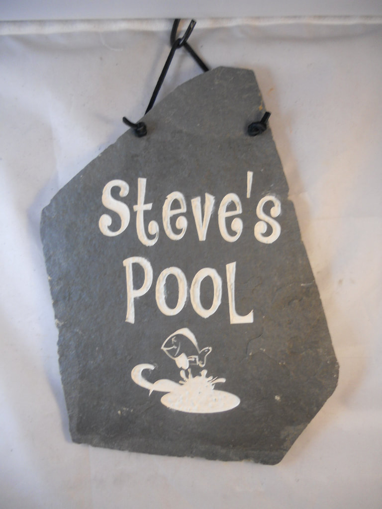 personalized engraved rock personal plaque sign