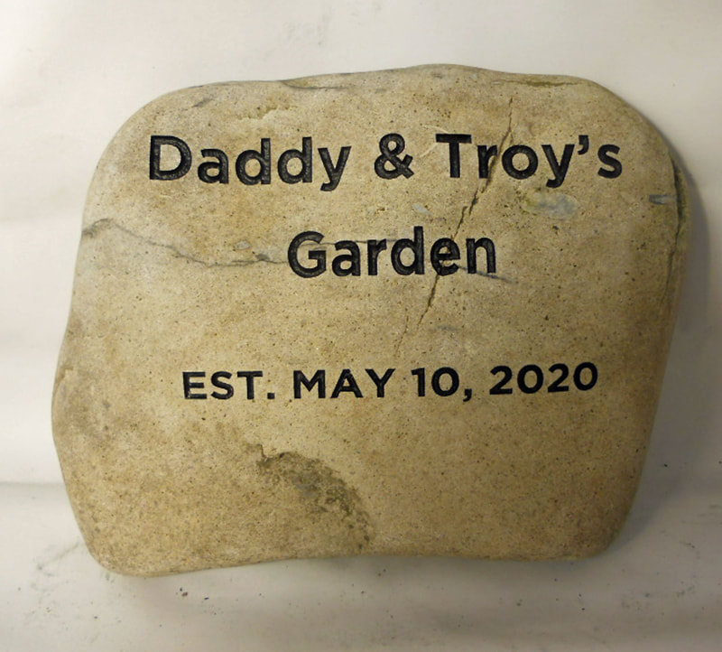 Customized Garden Stone Signs