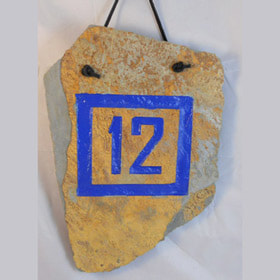12 Seattle Seahawks engraved stone sign