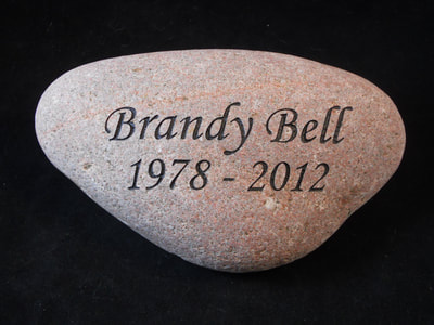 Personalized Engraved family Memorial remembrance rock