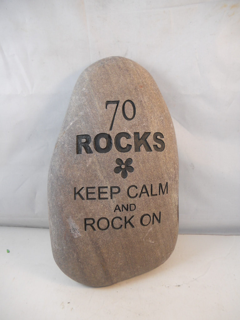 70 Rocks Custom Engraved Rock