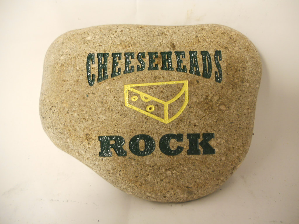 Cheeseheads Stone and Plaque Signs