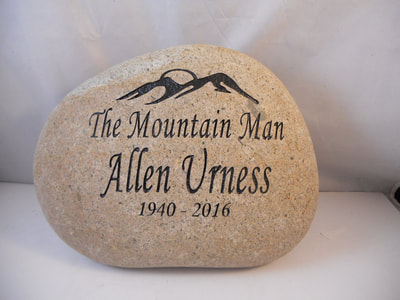 personalized engraved family memorial stone