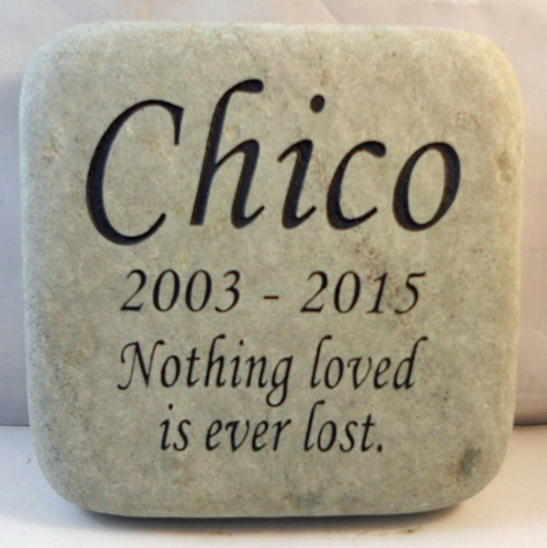 Personalized Engraved pet Memorial rocks and stones