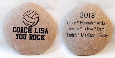 custom engrave rock coach gift