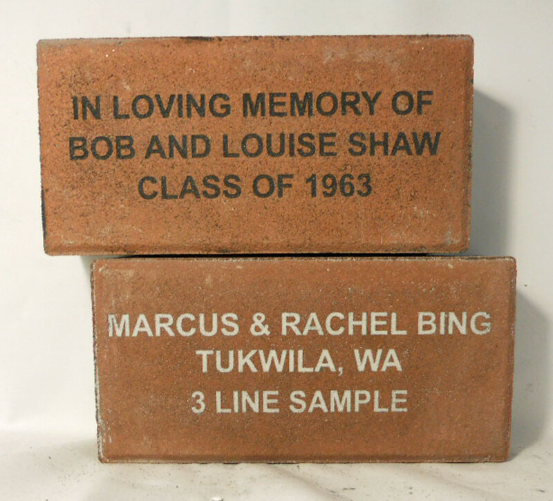 Engraved Bricks for Fundraising