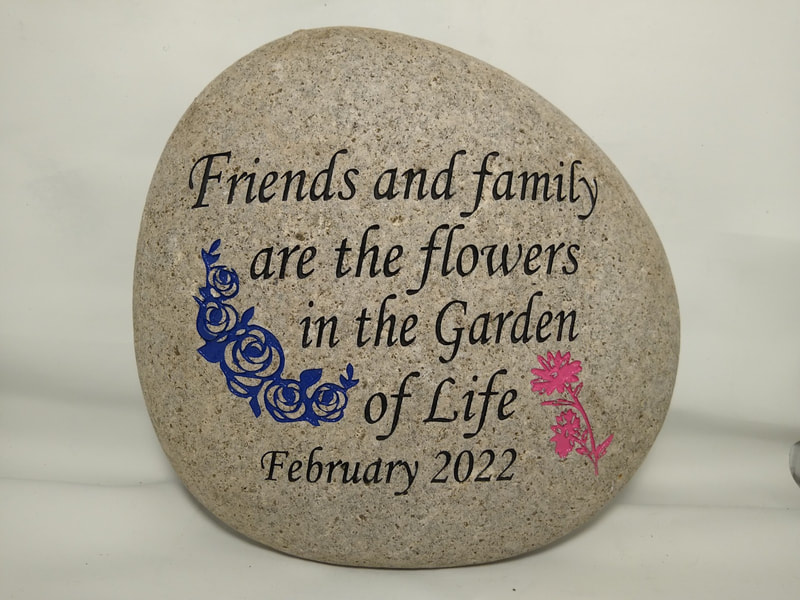 Garden Rock Signs for Family and Friends