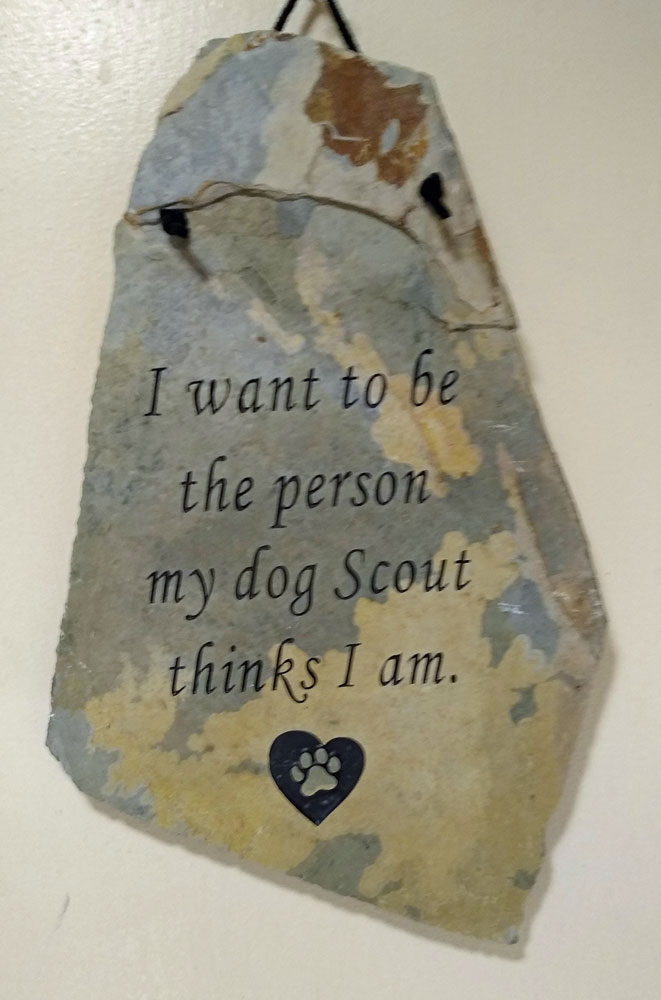 Personalized engraved  custom pet loss slate plaques