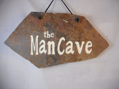 Engraved Man Cave plaque