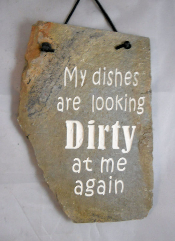 Funny Stone Plaque Signs for the Kitchen