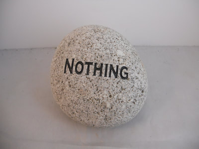 Nothing
funny engraved rock
