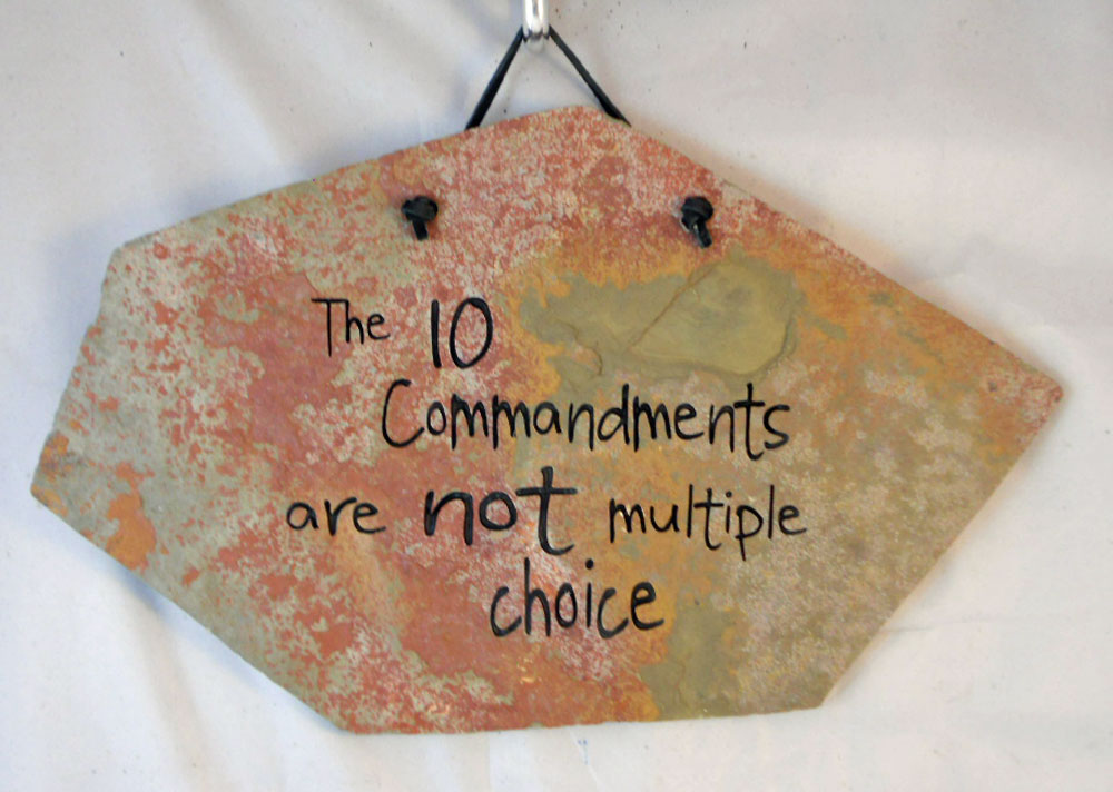 The Ten Commandments Signs and Plaques