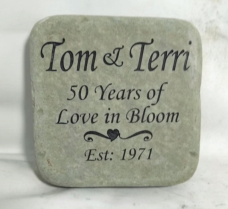 Stone Signs for Wedding Anniversaries
