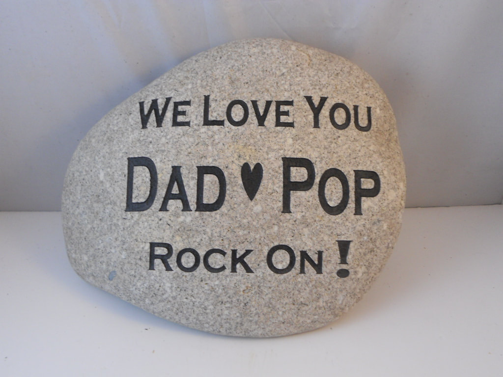 We Love You Engraved Rock